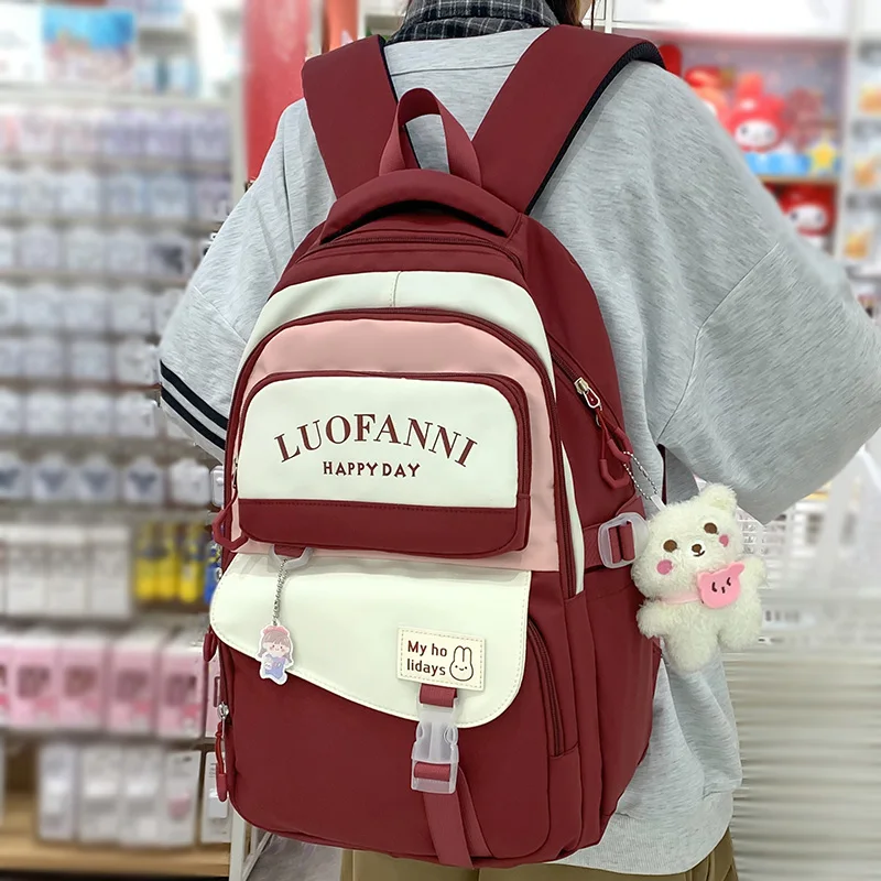 Trendy Lady Kawaii Harajuku Waterproof College Backpack Fashion Women SchoolBag Cute Girl Travel Book Backpack Female Laptop Bag
Trendy Lady Kawaii Harajuku Waterproof College Backpack Fashion Women SchoolBag Cute Girl Travel Book Backpack Female Laptop Bag