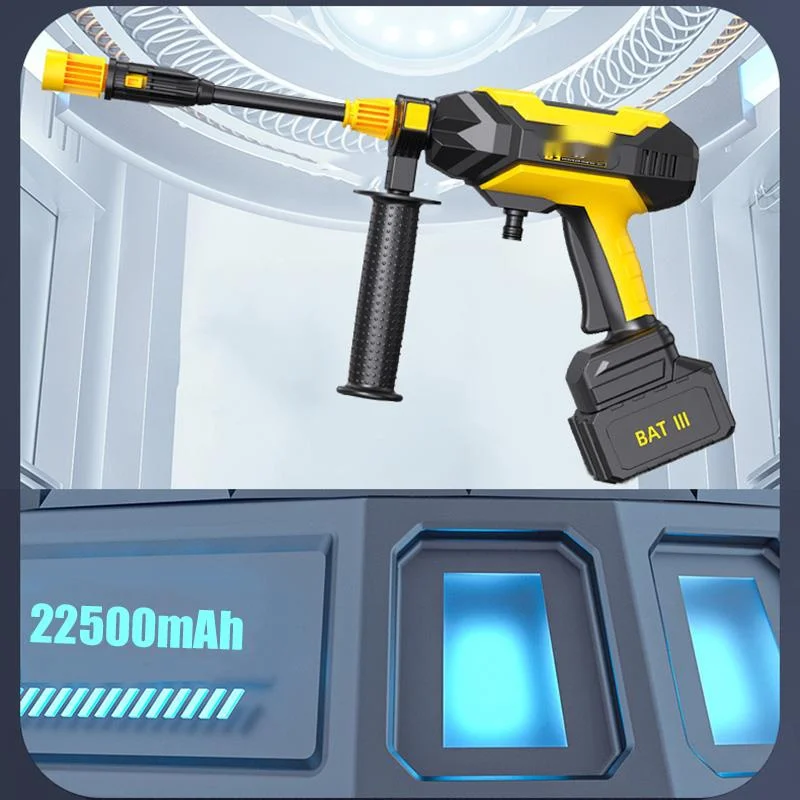 48VF Cordless High-Pressure Car Washing Machine Water Gun Lithium Battery Portable Washer Foam Generator Tornado Auto Accessorie
48VF Cordless High-Pressure Car Washing Machine Water Gun Lithium Battery Portable Washer Foam Generator Tornado Auto Accessorie