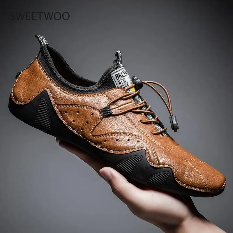 2022 New Leather Shoes Men Sneakers Flat Comfortable Men Handmade Shoes Casual Fashion Loafers Zapatos Deportivos Para Hombres
2022 New Leather Shoes Men Sneakers Flat Comfortable Men Handmade Shoes Casual Fashion Loafers Zapatos Deportivos Para Hombres