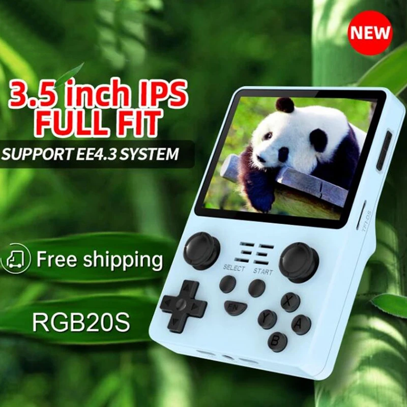 New RGB20S Handheld Game Console Retro Open Source System RK3326 3.5-Inch 4:3 IPS Screen Children's Gifts
New RGB20S Handheld Game Console Retro Open Source System RK3326 3.5-Inch 4:3 IPS Screen Children's Gifts