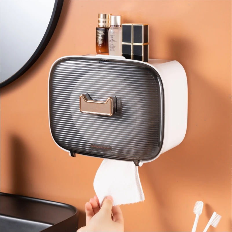 Wall Mounted Toilet Paper Holder Waterproof Toilet Roll Dispenser Disposable Roll Paper Towel Storage Box Bathroom Accessories
Wall Mounted Toilet Paper Holder Waterproof Toilet Roll Dispenser Disposable Roll Paper Towel Storage Box Bathroom Accessories