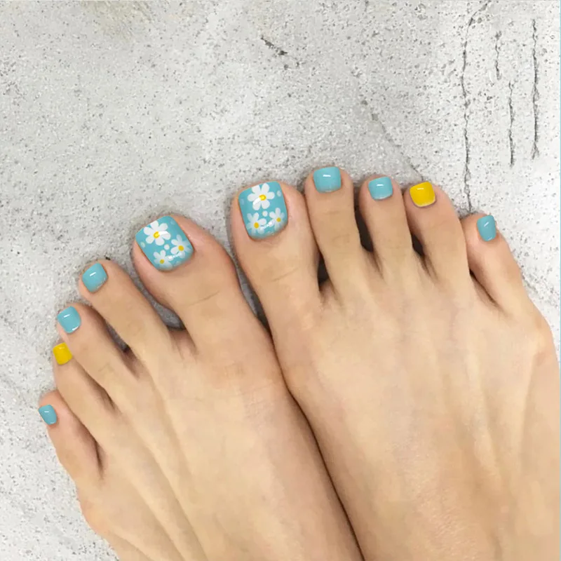 Blue Wrinkled Chrysanthemum Foot Nail False Nail Nail Enhancement Finished Product Wearable Nail Stick Removable Nail Wear Nail
Blue Wrinkled Chrysanthemum Foot Nail False Nail Nail Enhancement Finished Product Wearable Nail Stick Removable Nail Wear Nail