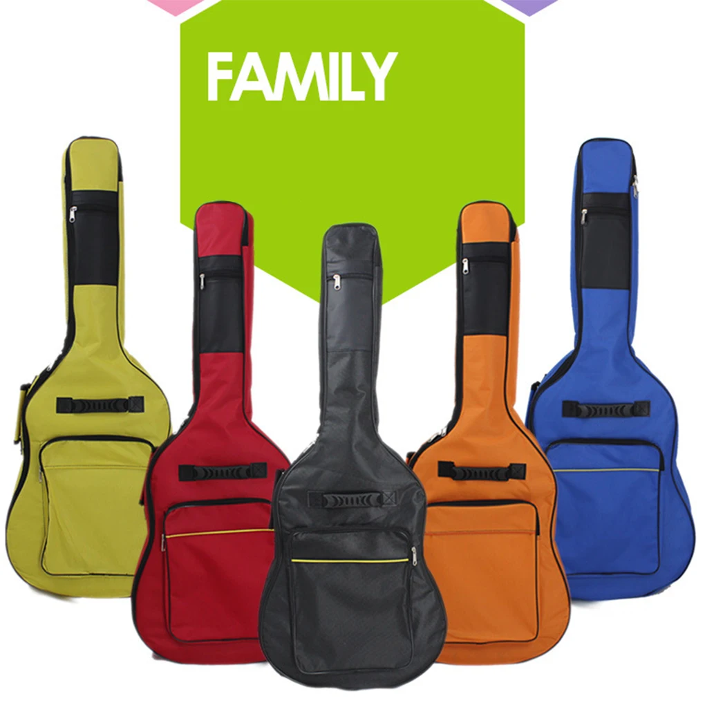 41 Inch Waterproof Oxford Fabric Guitar Case Gig Bag Double Straps Padded Cotton Soft Electric Bass Guitarra Backpacks
41 Inch Waterproof Oxford Fabric Guitar Case Gig Bag Double Straps Padded Cotton Soft Electric Bass Guitarra Backpacks