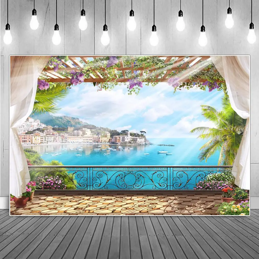 Seaside City Building Backdrops Palm Tree Viny Pure White Curtain Blue Sky Photography Backgrounds Photographic Portrait Props
Seaside City Building Backdrops Palm Tree Viny Pure White Curtain Blue Sky Photography Backgrounds Photographic Portrait Props