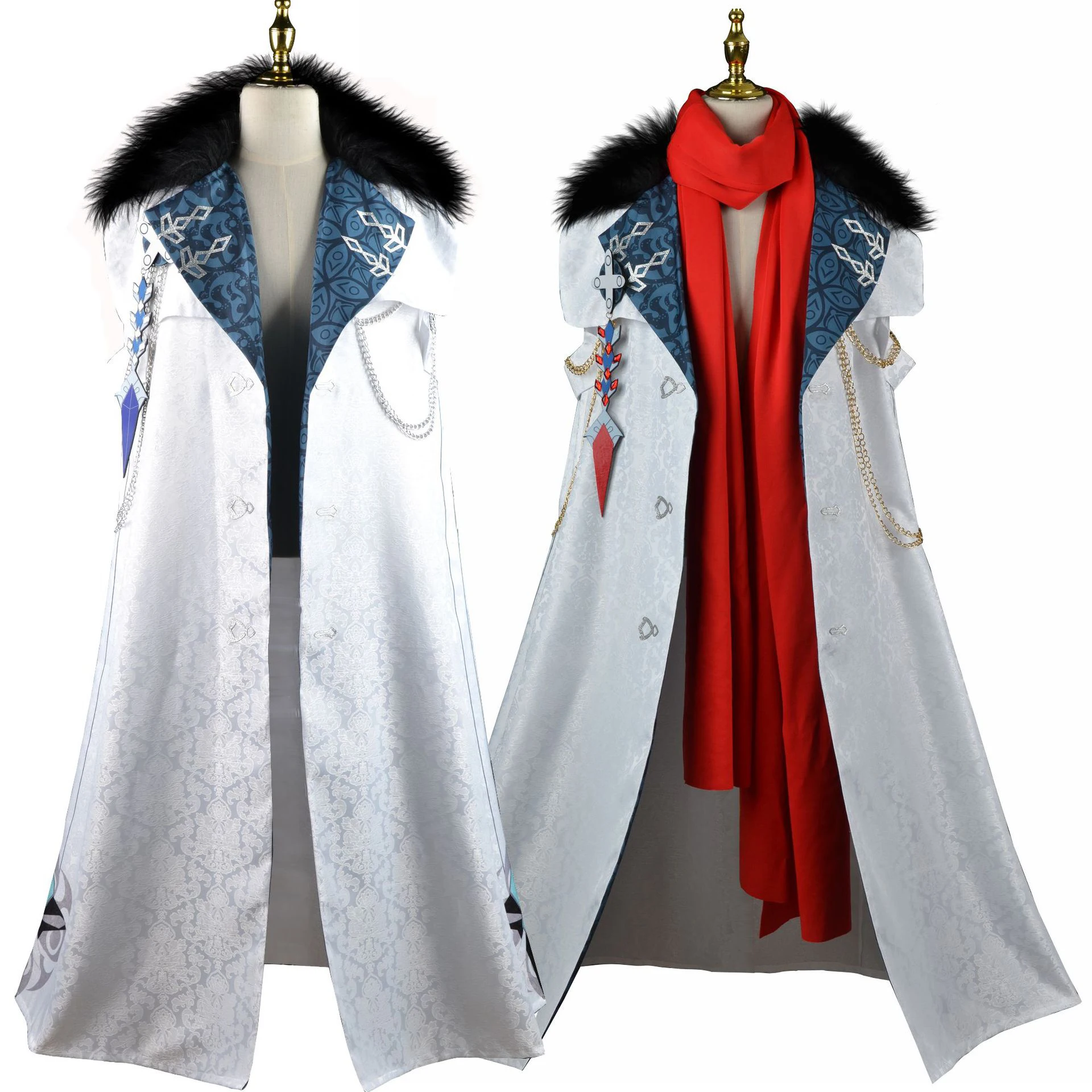 MengXin Game Genshin Impact Fatui Cosplay Executive Cloak Tartaglia Scarf Halloween Clothes Uniform
MengXin Game Genshin Impact Fatui Cosplay Executive Cloak Tartaglia Scarf Halloween Clothes Uniform