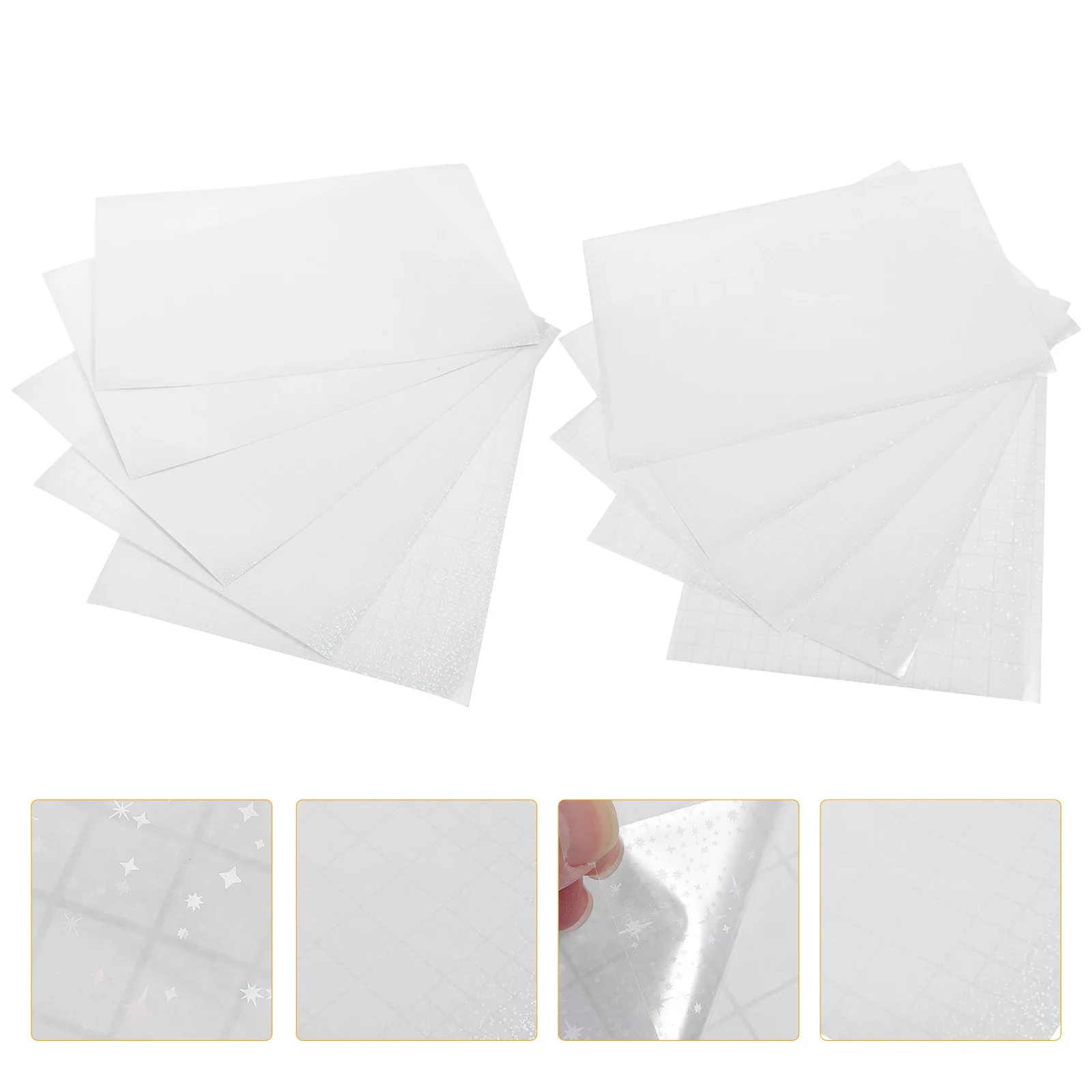 10 Pcs Colorful Film Stickers Holographic Vinyl Paper Waterproof Self Adhesive A4 Size Printable Aluminum Coating
10 Pcs Colorful Film Stickers Holographic Vinyl Paper Waterproof Self Adhesive A4 Size Printable Aluminum Coating
