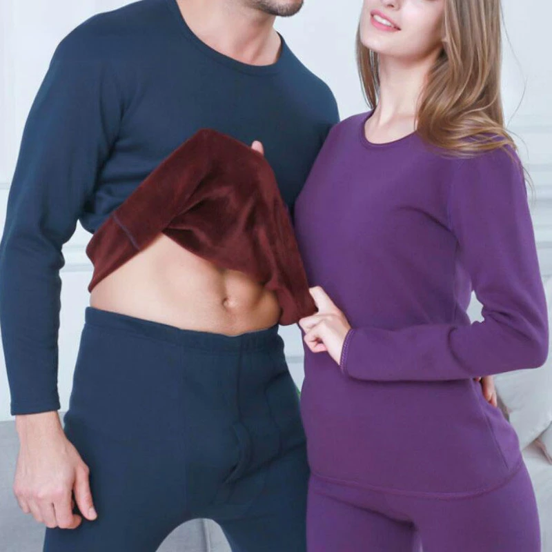 New Men's Thermal Underwear Plus Velvet Thick Pure Cotton Suit Round Neck Autumn Clothes Long Trousers Women's Cotton Sweater
New Men's Thermal Underwear Plus Velvet Thick Pure Cotton Suit Round Neck Autumn Clothes Long Trousers Women's Cotton Sweater