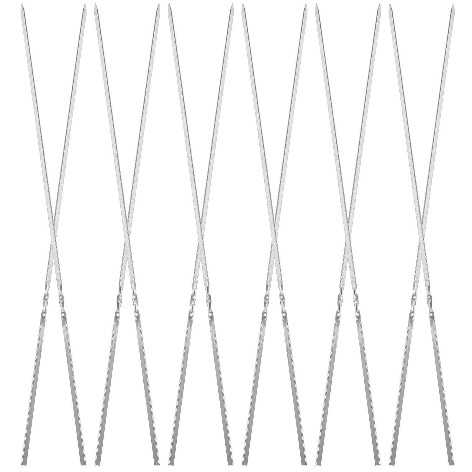 50pcs Stainless Steel Flat Barbecue Skewers For Outdoor Grilling Reusable Skewers For Outdoor Grilling Vegetable Kebab
50pcs Stainless Steel Flat Barbecue Skewers For Outdoor Grilling Reusable Skewers For Outdoor Grilling Vegetable Kebab
