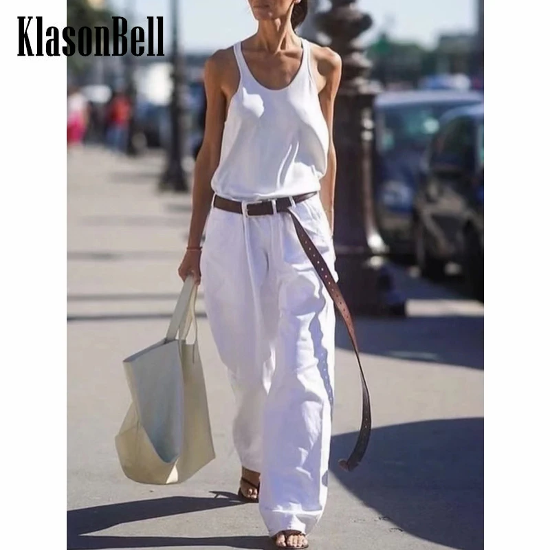 8.4 KlasonBell Street Fashion Suspender Slim Tank Top Or Washed Cotton Jeans Set Women Without Belt
8.4 KlasonBell Street Fashion Suspender Slim Tank Top Or Washed Cotton Jeans Set Women Without Belt