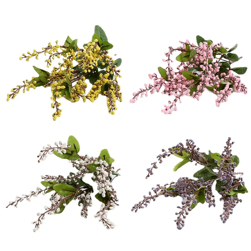 1pc Plastic Flower Decoration Wedding Simulation Flower Accessories Photography Props 5 Branches Acacia Bean Auspicious Fruit
1pc Plastic Flower Decoration Wedding Simulation Flower Accessories Photography Props 5 Branches Acacia Bean Auspicious Fruit