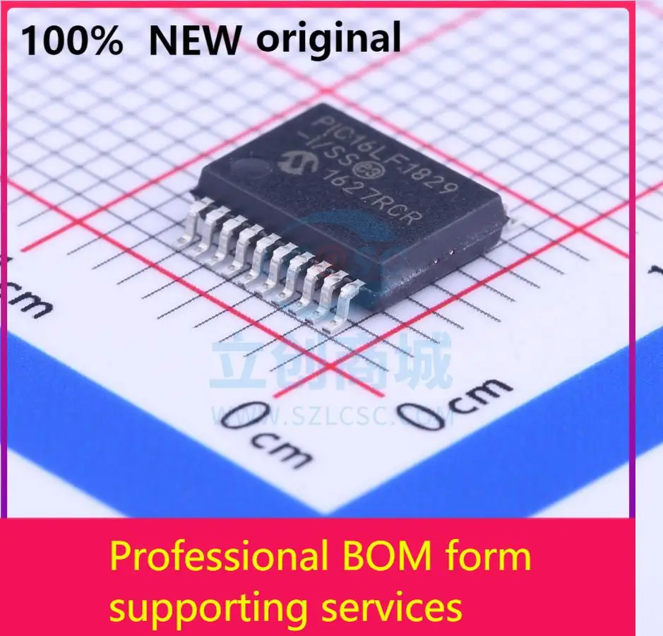 PIC16LF1829-I/SS PIC16LF1829-I/SSNew original IC chip 100% original
PIC16LF1829-I/SS PIC16LF1829-I/SSNew original IC chip 100% original