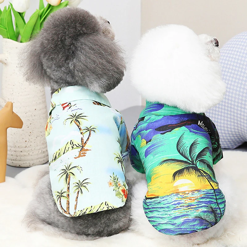 Hawaiian Style Dog Clothes Summer Dog T-Shirt Pet Clothing for Small Medium Dogs Puppy Clothes for Chihuahua Bomei Teddy
Hawaiian Style Dog Clothes Summer Dog T-Shirt Pet Clothing for Small Medium Dogs Puppy Clothes for Chihuahua Bomei Teddy