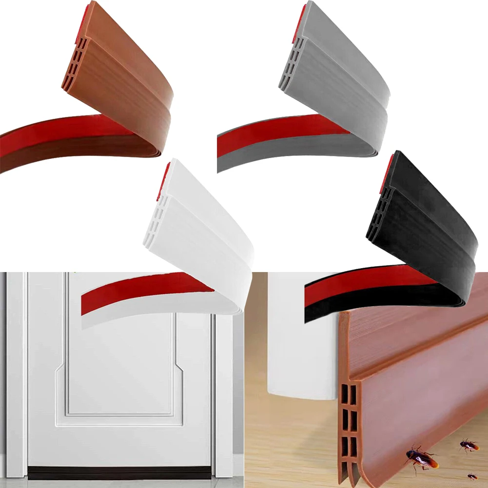 1M Window Door Bottom Seal Strip Self Adhesive Door Draught Sealing Tape Silicone Windproof Soundproof Weather Strip
1M Window Door Bottom Seal Strip Self Adhesive Door Draught Sealing Tape Silicone Windproof Soundproof Weather Strip