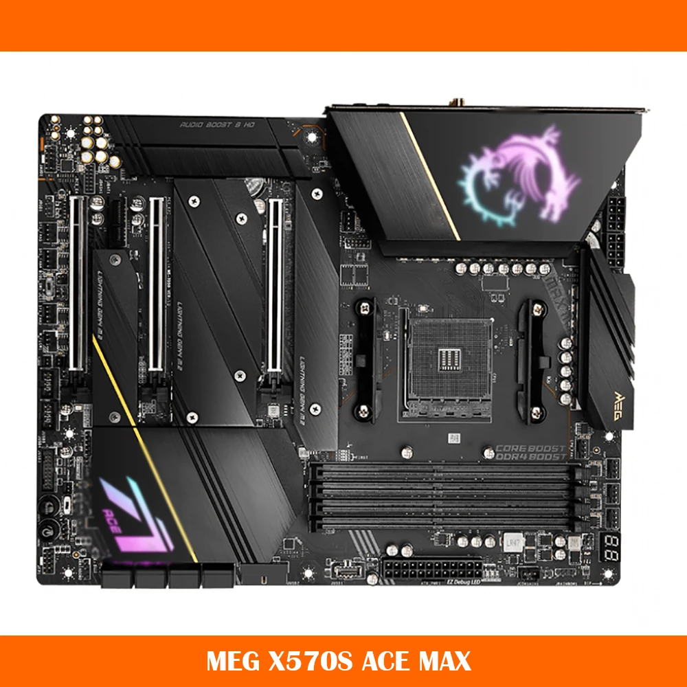 MEG X570S ACE MAX For Msi AM4 DDR4 128GB SATA3*8 USB3.2 Wi-Fi 6E M.2*4 Support R9 ATX Desktop Motherboard High Quality Fast Ship
MEG X570S ACE MAX For Msi AM4 DDR4 128GB SATA3*8 USB3.2 Wi-Fi 6E M.2*4 Support R9 ATX Desktop Motherboard High Quality Fast Ship