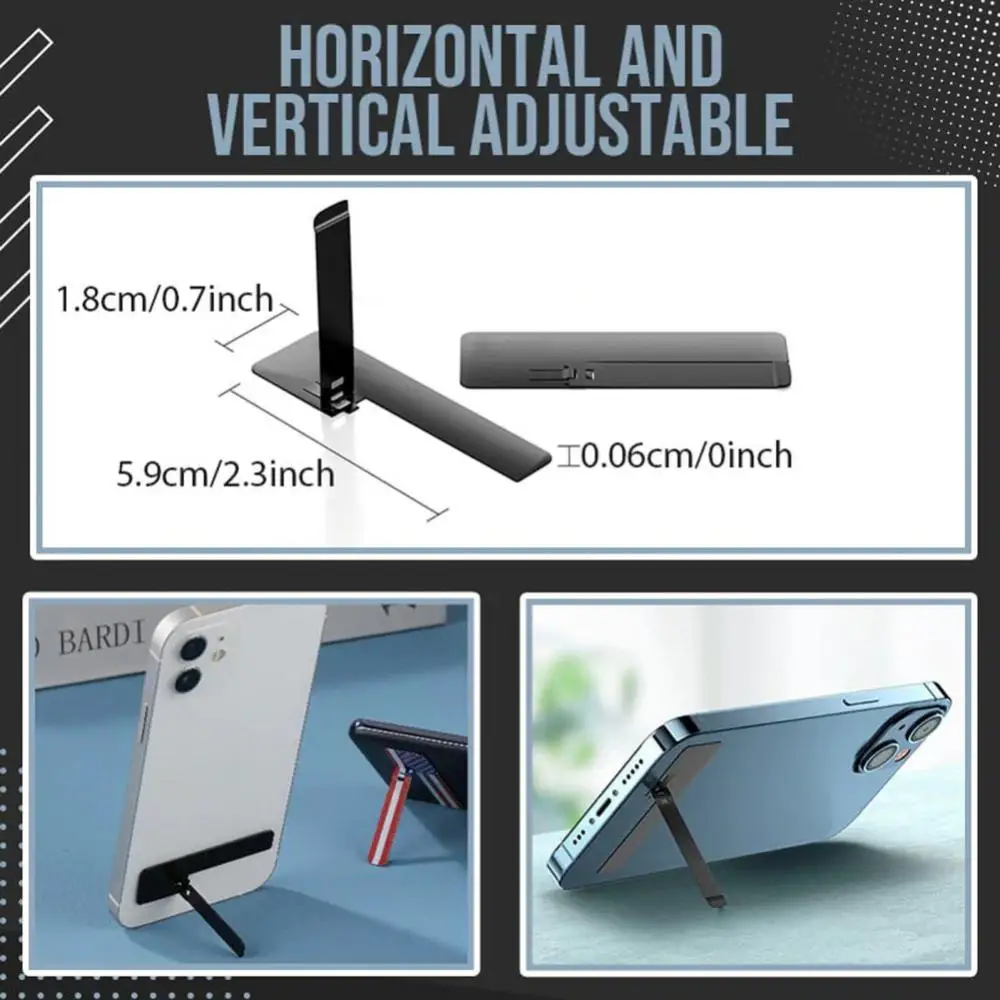 Portable Phone Stand Ultra-thin Folding Back Stick Adjustable Angle Phone Desktop Holder For IPhone Samsung Convenient Invisible
Portable Phone Stand Ultra-thin Folding Back Stick Adjustable Angle Phone Desktop Holder For IPhone Samsung Convenient Invisible