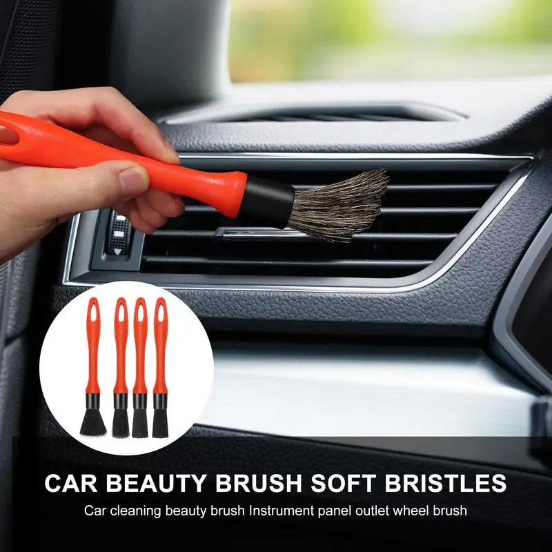 Car Detailing Brush Set 5 Pieces Car Cleaning Brush Kit Durable Soft Bristle Scrubbing Brushes Auto Cleaning Accessories
Car Detailing Brush Set 5 Pieces Car Cleaning Brush Kit Durable Soft Bristle Scrubbing Brushes Auto Cleaning Accessories