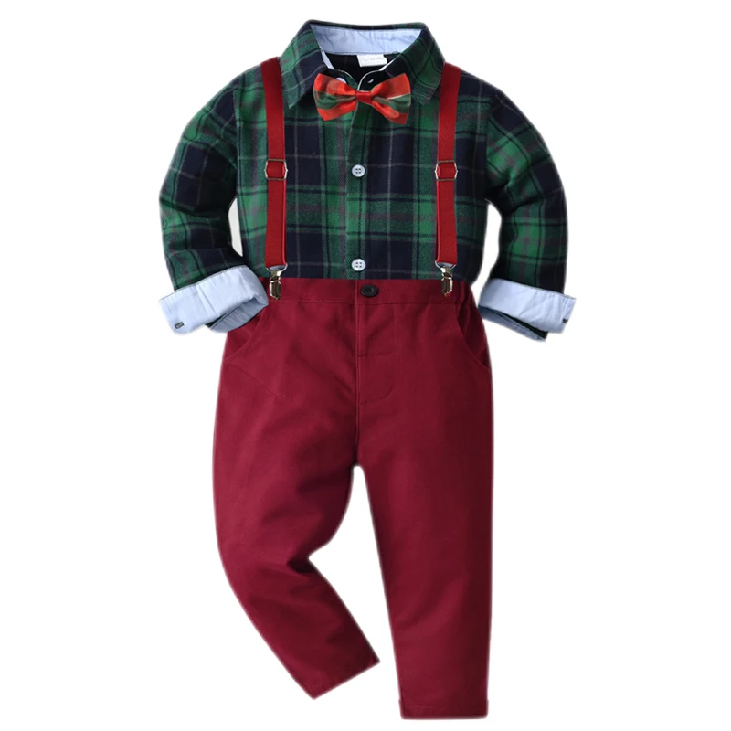 Baby Boy Gentleman Suit Shirt With Bow Tie +Trousers Sets Christmas Party Dress Set Formal Handsome Kids Boys Clothing+ Sock
Baby Boy Gentleman Suit Shirt With Bow Tie +Trousers Sets Christmas Party Dress Set Formal Handsome Kids Boys Clothing+ Sock