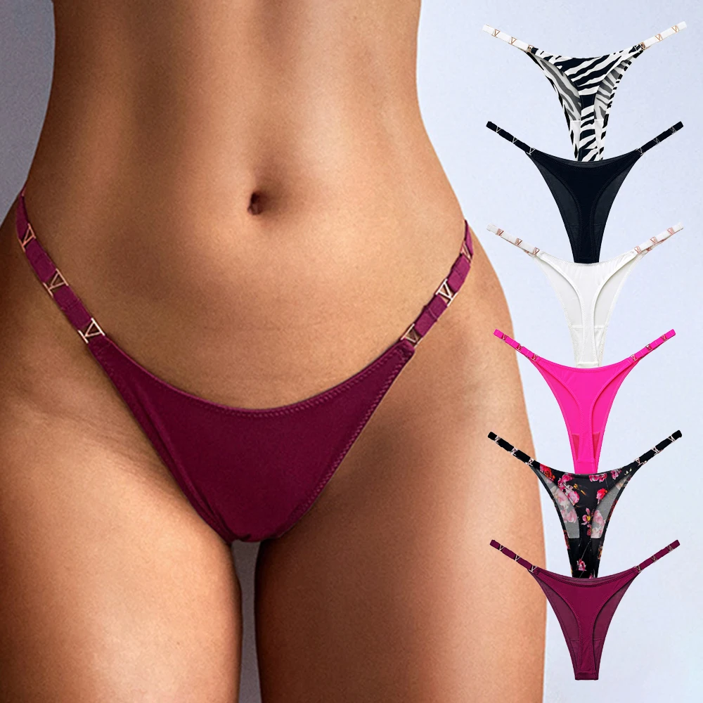 Women's Sexy High Cut G-string Thongs Smooth Elastic Waist Breathable T-back Solid Underwear Panties Lingeries Sleepwear
Women's Sexy High Cut G-string Thongs Smooth Elastic Waist Breathable T-back Solid Underwear Panties Lingeries Sleepwear