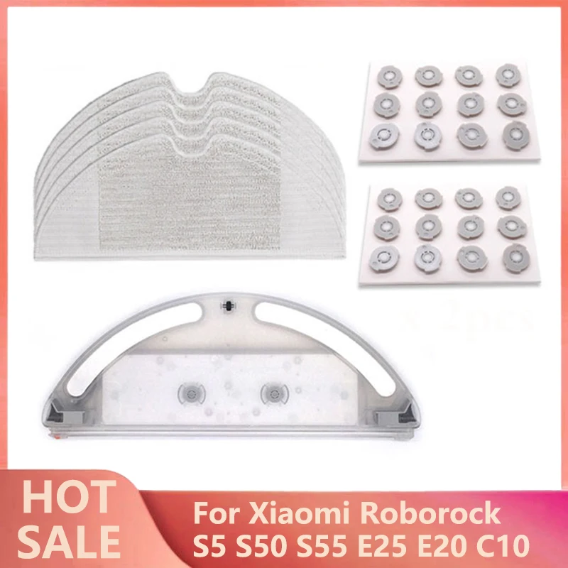 Xiaomi Roborock S5 S50 S55 E25 E20 Robot Vacuum Cleaner Part Kit Side Brush HEPA Filter Mop Cloths Water tank replacements
Xiaomi Roborock S5 S50 S55 E25 E20 Robot Vacuum Cleaner Part Kit Side Brush HEPA Filter Mop Cloths Water tank replacements