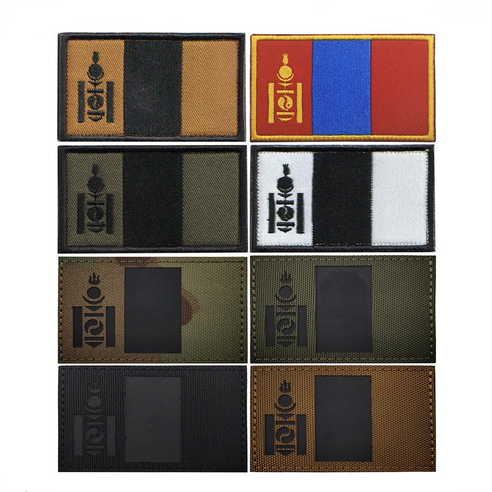 Mongolia Flag Hook & Loop Patches Asia IR Reflective Camo Embroidery Cloth Sticker for Military Morale Outdoor Backpack Badges
Mongolia Flag Hook & Loop Patches Asia IR Reflective Camo Embroidery Cloth Sticker for Military Morale Outdoor Backpack Badges