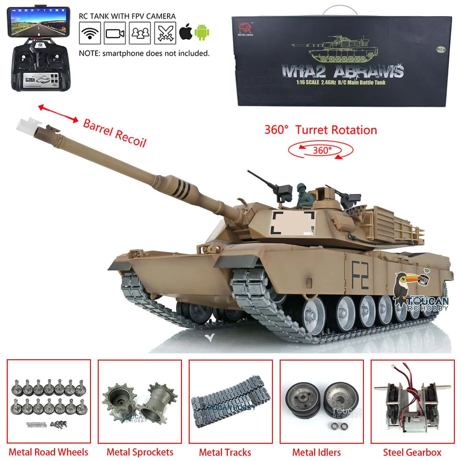 Heng Long Pro Ver RC Tank 1/16 7,0 настроить Abrams FPV 3918 360 ° револьверный стробоскоп управляемые игрушки
Heng Long Pro Ver RC Tank 1/16 7,0 настроить Abrams FPV 3918 360 ° револьверный стробоскоп управляемые игрушки