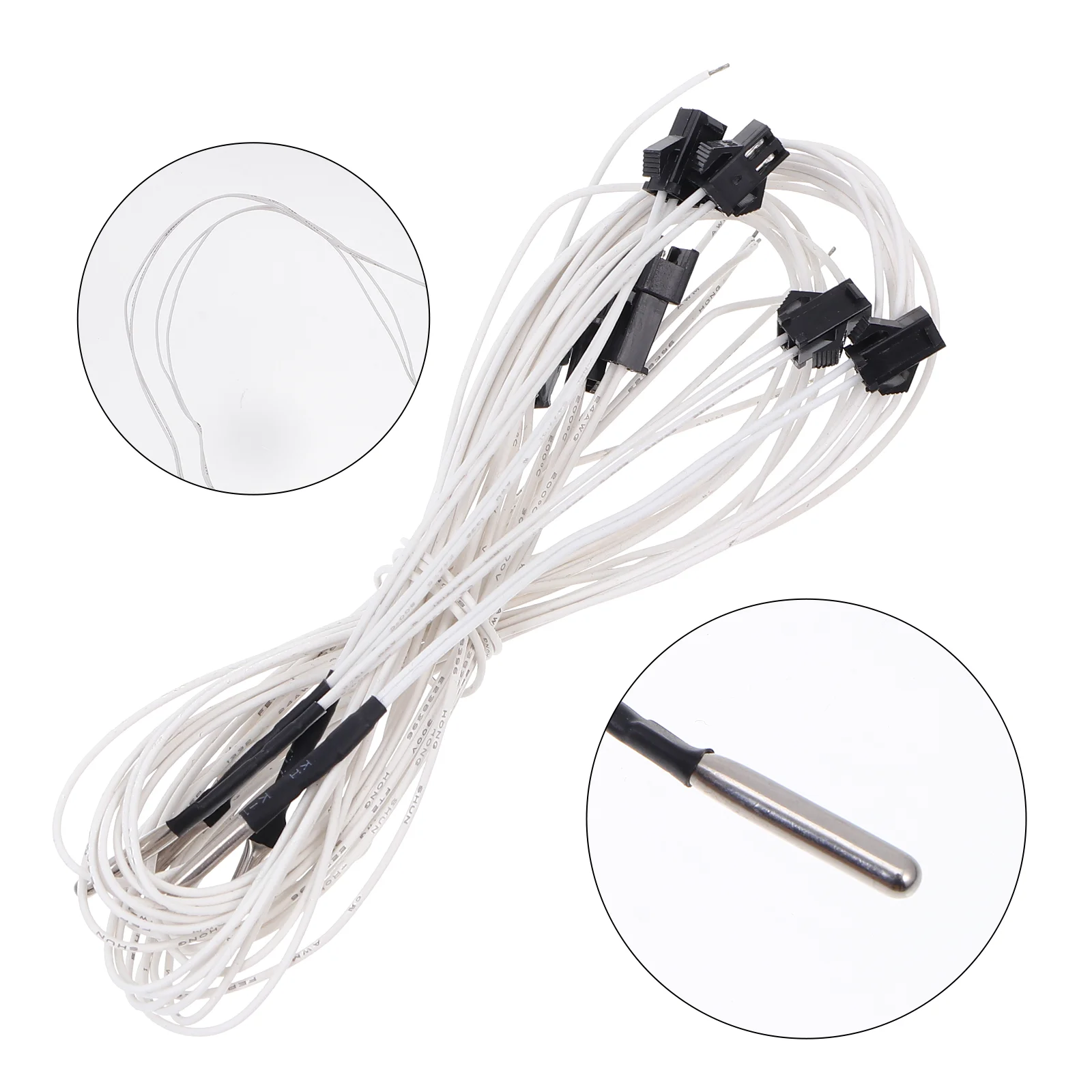 4pcs NTC 100K Thermistors High Temperature Sensor 3D Printer Parts Accessories 
4pcs NTC 100K Thermistors High Temperature Sensor 3D Printer Parts Accessories