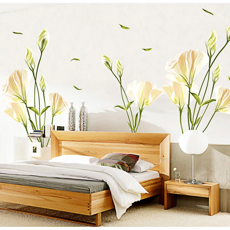Yellow Lily Wall Stickers Flowers DIY Living Room Decoration Large Wallpaper Vinyl Decals Waterproof Removable Poster Murals
Yellow Lily Wall Stickers Flowers DIY Living Room Decoration Large Wallpaper Vinyl Decals Waterproof Removable Poster Murals
