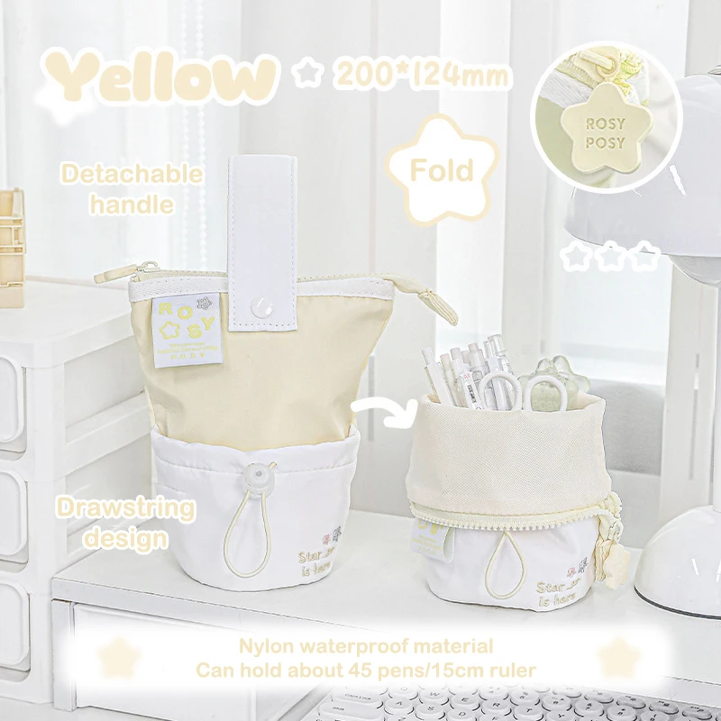 Kawaii Foldable Vertical Pencil Case Portable Large Capacity Stationery Storage Bag Cute Stationery Bag Fashion Pen Bag Gifts
Kawaii Foldable Vertical Pencil Case Portable Large Capacity Stationery Storage Bag Cute Stationery Bag Fashion Pen Bag Gifts