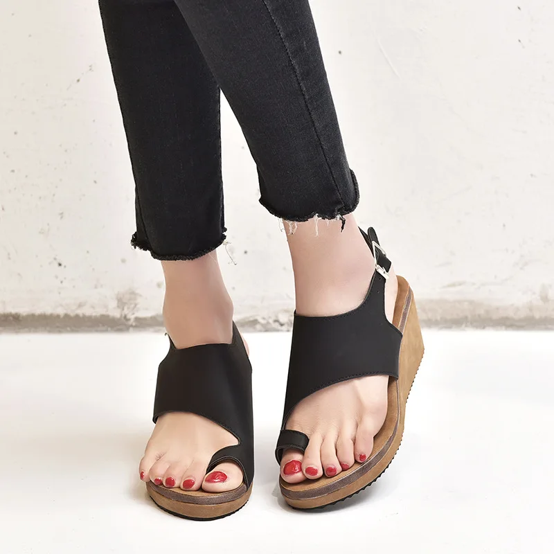 2020 Sandals Women's Summer shoes New Women's Shoes Open Sandals Wedges Shoes Roman PU Sandals Ladies Slipper footwear
2020 Sandals Women's Summer shoes New Women's Shoes Open Sandals Wedges Shoes Roman PU Sandals Ladies Slipper footwear