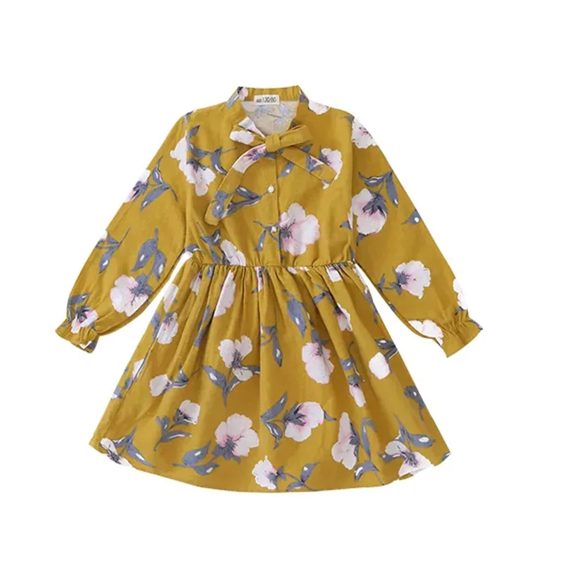New Spring Autumn Children Dresses for Girls Long Sleeve Cotton Kids Clothes Flower Print Dress Children Clothing Girl Dress2022
New Spring Autumn Children Dresses for Girls Long Sleeve Cotton Kids Clothes Flower Print Dress Children Clothing Girl Dress2022