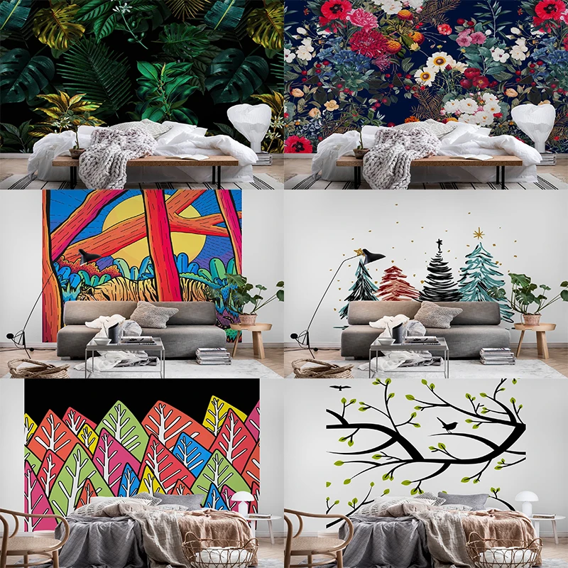 Bohemian Man Home Decor Arazzo Camera da letto Soggiorno Dormitorio Decorazione Arazzo Forest Art Large Area Wall Hanging 
Bohemian Man Home Decor Arazzo Camera da letto Soggiorno Dormitorio Decorazione Arazzo Forest Art Large Area Wall Hanging