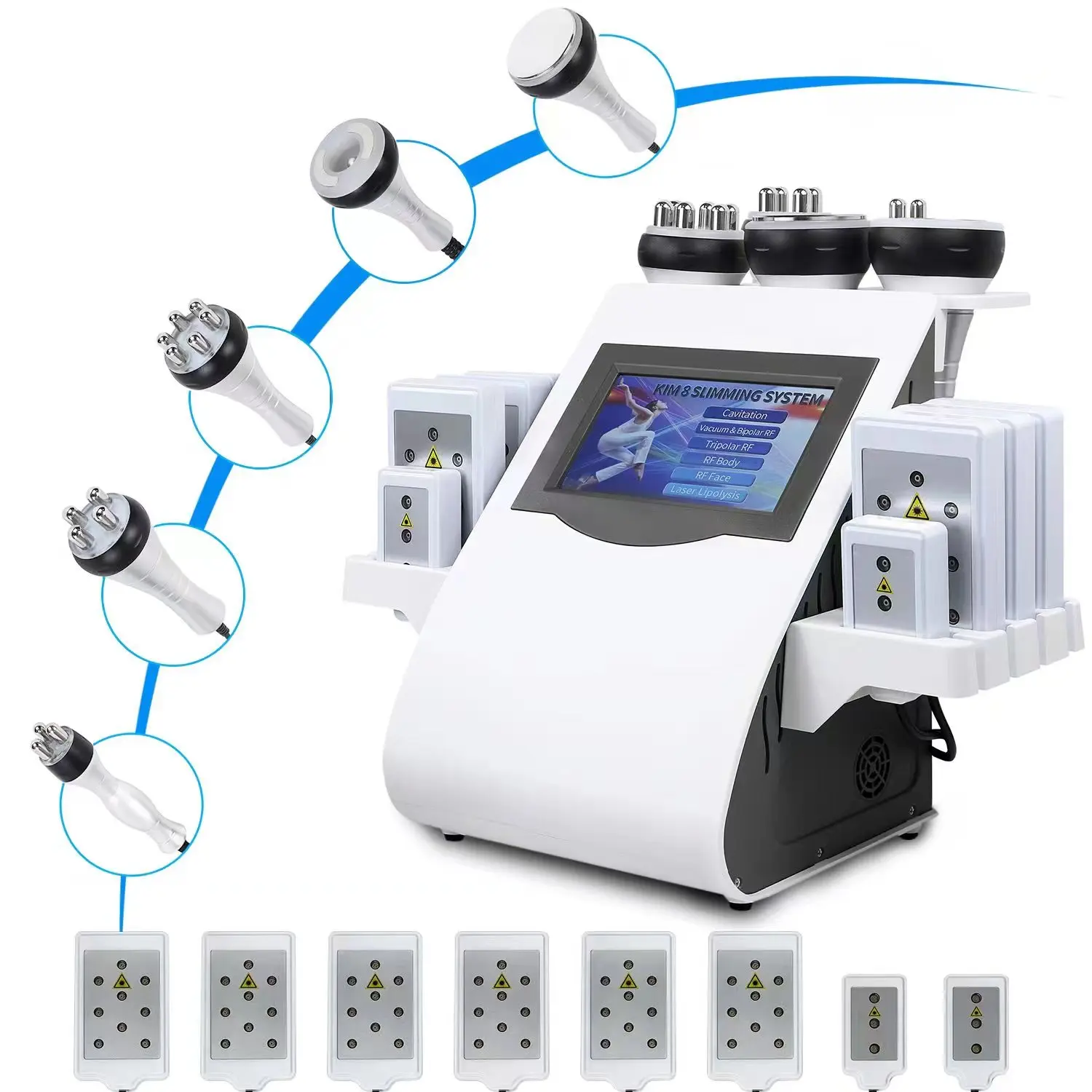 Home, Beauty Salon, 40K 6 in 1 Ultrasonic Cavitation Laser Fat Machine Facial Massager RF Skin Tightening Vacuum RF Fat Laser
Home, Beauty Salon, 40K 6 in 1 Ultrasonic Cavitation Laser Fat Machine Facial Massager RF Skin Tightening Vacuum RF Fat Laser