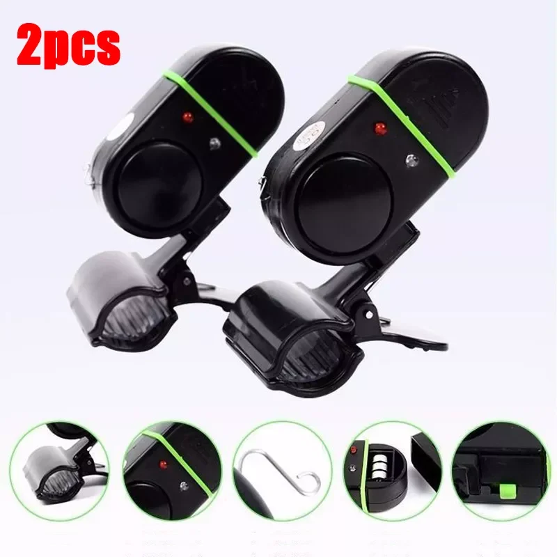 2Pcs Fish Bite Lure Alert Alarm Sound Bell 2 LED Light Indicator Clip-on Fishing Rod Outdoor Buzzer Freshwater Saltwater Fish
2Pcs Fish Bite Lure Alert Alarm Sound Bell 2 LED Light Indicator Clip-on Fishing Rod Outdoor Buzzer Freshwater Saltwater Fish
