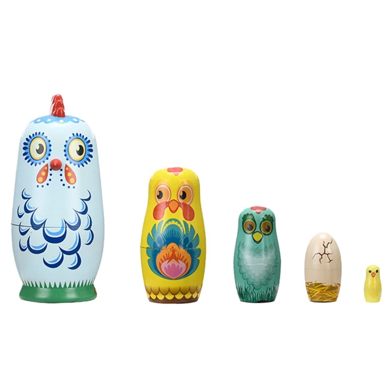 5 Pieces Matryoshka Wooden Chicken Doll Table Play Toy Brain Game Portable Table Game Creative Easter Holiday Gift
5 Pieces Matryoshka Wooden Chicken Doll Table Play Toy Brain Game Portable Table Game Creative Easter Holiday Gift