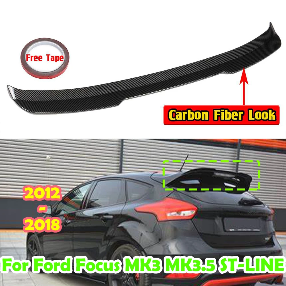 

Автомобильный задний спойлер для багажника удлинитель губа для Ford Focus MK3 MK3.5 ST-LINE 2012-2013 2015 2016 2017 2018 Автомобильный задний кровельный спойлер