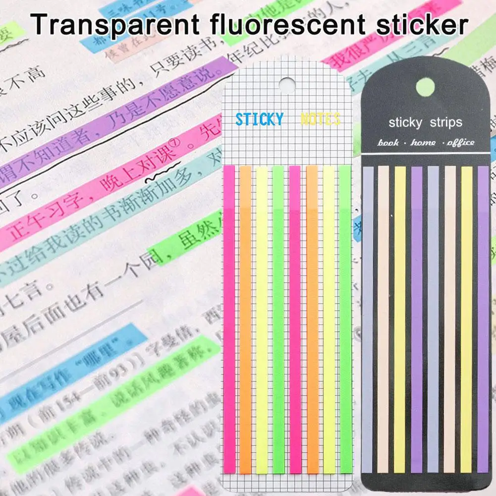 160 Sheets Color Stickers Transparent Fluorescent Note Tabs Gifts Stationery School Office Sticky Children Supplies F P4o4
160 Sheets Color Stickers Transparent Fluorescent Note Tabs Gifts Stationery School Office Sticky Children Supplies F P4o4