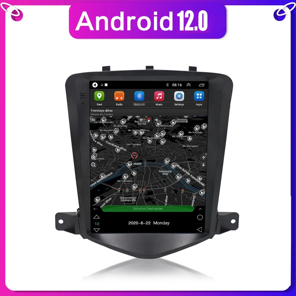 Автомагнитола на Android 12,0, мультимедийный экран Tesla для Chevrolet Cruze 2006-2014, 2din, Авторадио, GPS-навигация, стерео
Автомагнитола на Android 12,0, мультимедийный экран Tesla для Chevrolet Cruze 2006-2014, 2din, Авторадио, GPS-навигация, стерео