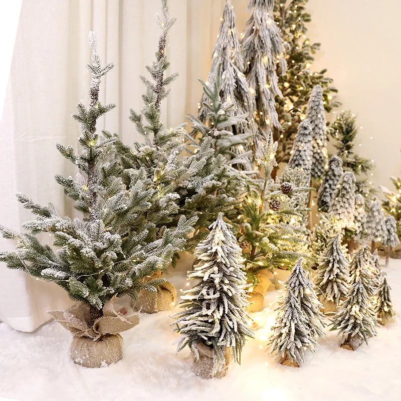 

1.2/1.5m large artificial Pe Snowflake Christmas Tree ornament flocking Cedar Home decoration Wedding Party home decoration