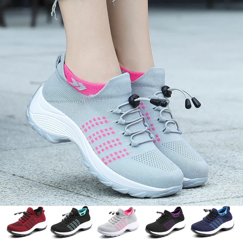 Women Platform Walking Shoes Fashion Sock Sneakers Slip-ons Light Casual Shoes Breathable Fabric Athletic Shoes Nursing Shoes 42
Women Platform Walking Shoes Fashion Sock Sneakers Slip-ons Light Casual Shoes Breathable Fabric Athletic Shoes Nursing Shoes 42