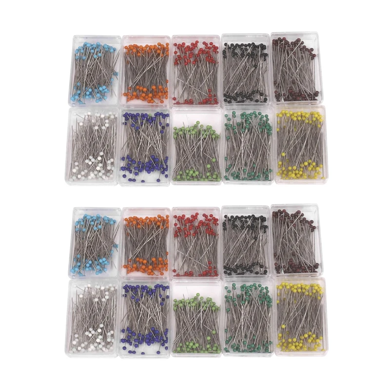 BMBY-2000 Pieces Sewing Pins 38Mm Glass Ball Head Pins For Dressmaking Jewelry Components Flower Decoration, 10 Colors
BMBY-2000 Pieces Sewing Pins 38Mm Glass Ball Head Pins For Dressmaking Jewelry Components Flower Decoration, 10 Colors