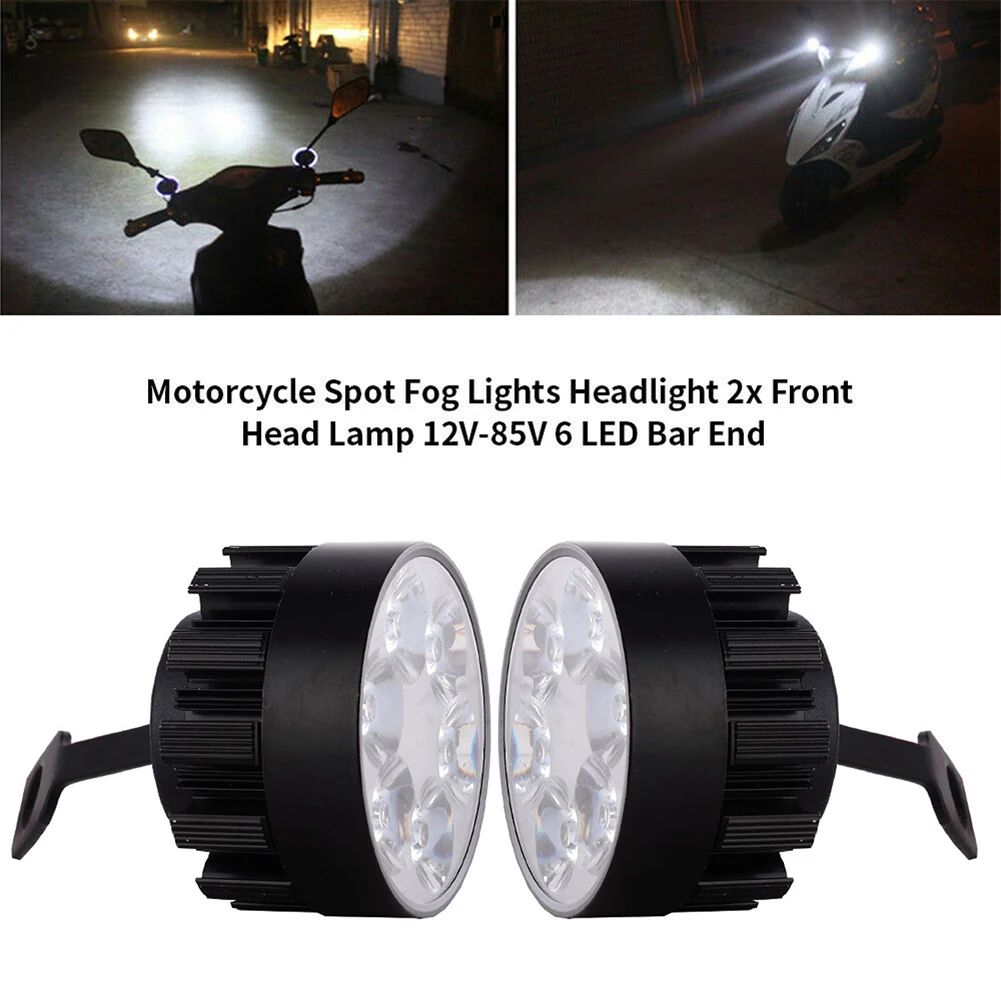 2Pcs 6LED Front Spotlight External Fog Light Headlight Car Motorcycle Waterproof Dust-proof Rust-proof Car Lights 12V-85V
2Pcs 6LED Front Spotlight External Fog Light Headlight Car Motorcycle Waterproof Dust-proof Rust-proof Car Lights 12V-85V