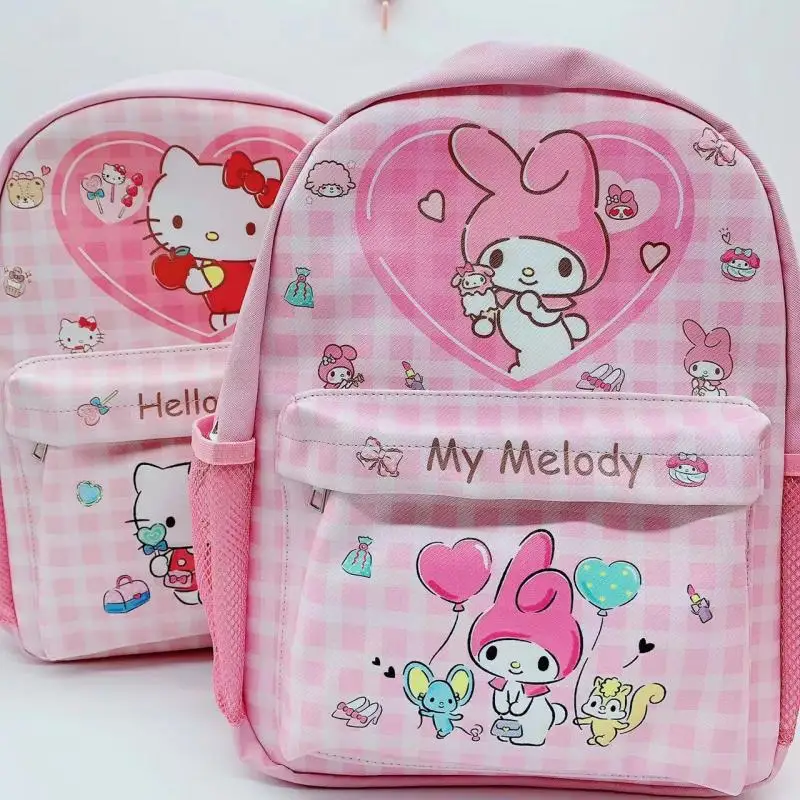 Sanrio, рюкзак Hello Kitty Kuromi из искусственной кожи, школьный рюкзак My Melody Cinnamoroll Kawaii, вместительная сумка
Sanrio, рюкзак Hello Kitty Kuromi из искусственной кожи, школьный рюкзак My Melody Cinnamoroll Kawaii, вместительная сумка