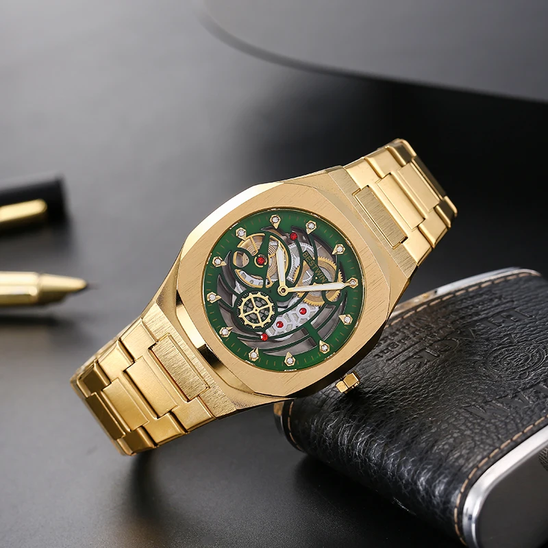 Luxury Watch Men quartz Movement men's watch Unique hollowing Watch for men Stainless Steel Waterproof Clocks Relogio masculino
Luxury Watch Men quartz Movement men's watch Unique hollowing Watch for men Stainless Steel Waterproof Clocks Relogio masculino
