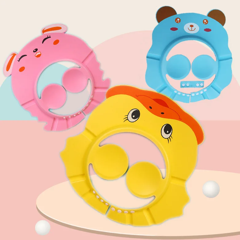 Baby Shower Cap Adjustable Shampoo Cap Suitable for Newborn Ear Protection Safety Cartoon Children Shampoo Guard Bath Head Cover
Baby Shower Cap Adjustable Shampoo Cap Suitable for Newborn Ear Protection Safety Cartoon Children Shampoo Guard Bath Head Cover