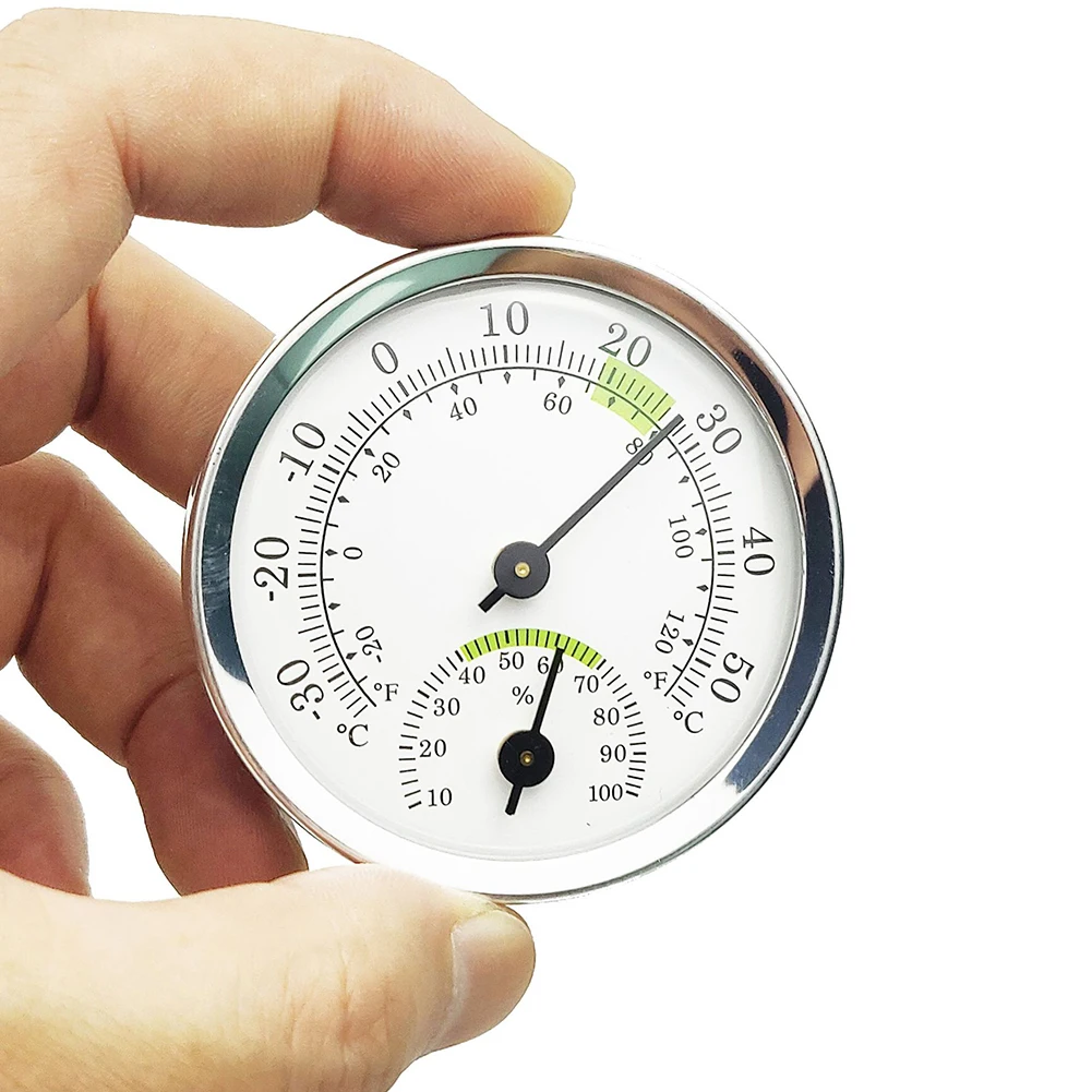 Thermometer Hygrometer Clear Dial Scale Compact For Temperature/humidity Green + White Indoor Temperature Mini
Thermometer Hygrometer Clear Dial Scale Compact For Temperature/humidity Green + White Indoor Temperature Mini