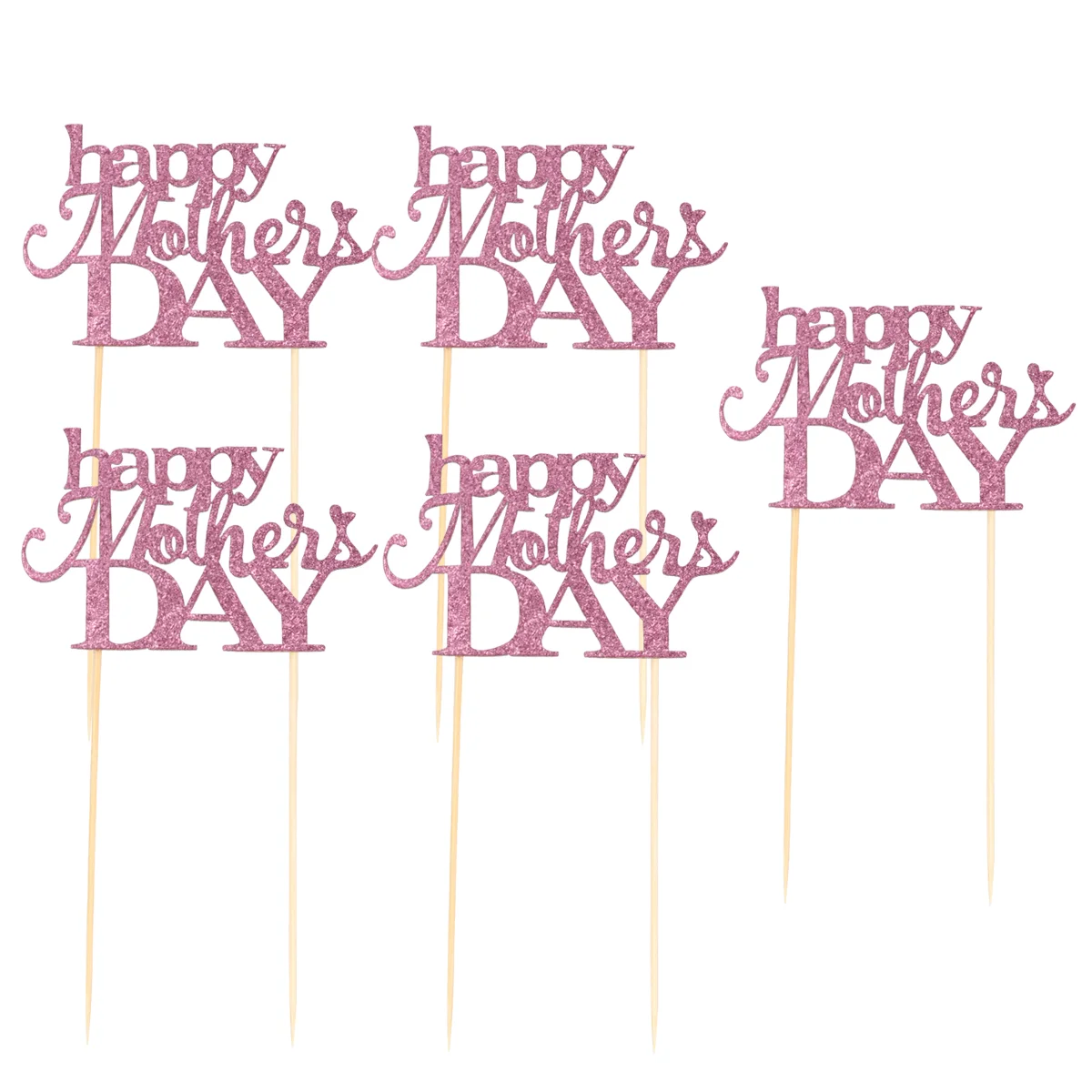 5pcs Mothers Day Paper Glitter Mom Cupcake Cake Picks Desserts Decoration for Mothers Day Mom Birthday Party Supplies Favors
5pcs Mothers Day Paper Glitter Mom Cupcake Cake Picks Desserts Decoration for Mothers Day Mom Birthday Party Supplies Favors