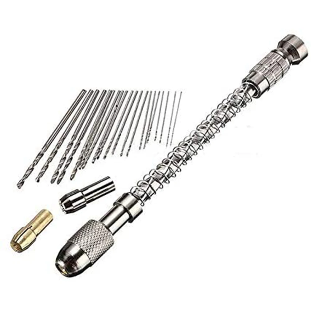 Big Deal 1 Set Mini Twist Drill Bits With Semi-Automatic Handdrill Suit Micro-Hobby Craft Jewelry Wood Mini Hand Drill Tools
Big Deal 1 Set Mini Twist Drill Bits With Semi-Automatic Handdrill Suit Micro-Hobby Craft Jewelry Wood Mini Hand Drill Tools