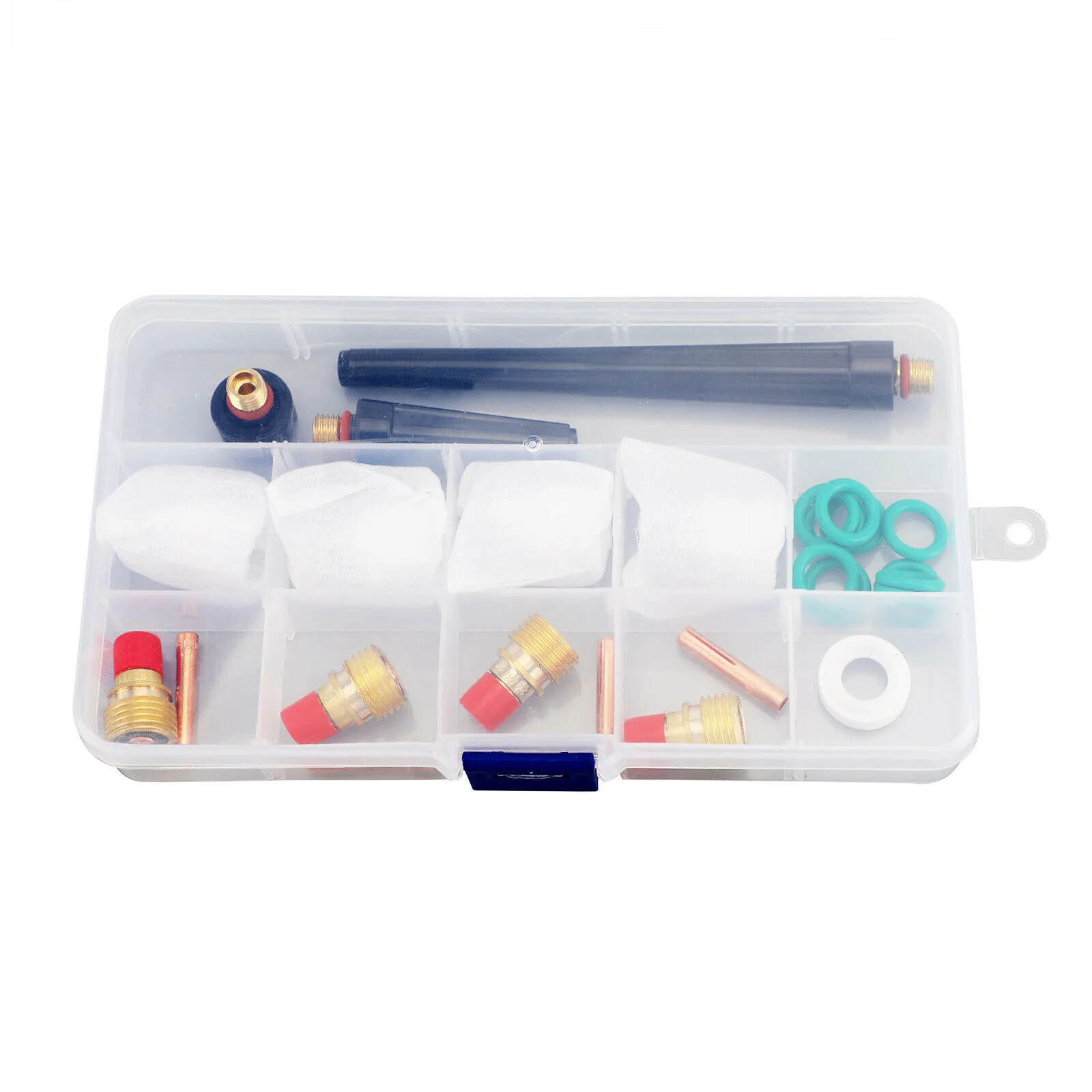 26pc WP-9/20/25 TIG Welding Gun Gas Lens Chuck Collet Body Pyrex Cup Kit Soldering Torch Accessories
26pc WP-9/20/25 TIG Welding Gun Gas Lens Chuck Collet Body Pyrex Cup Kit Soldering Torch Accessories