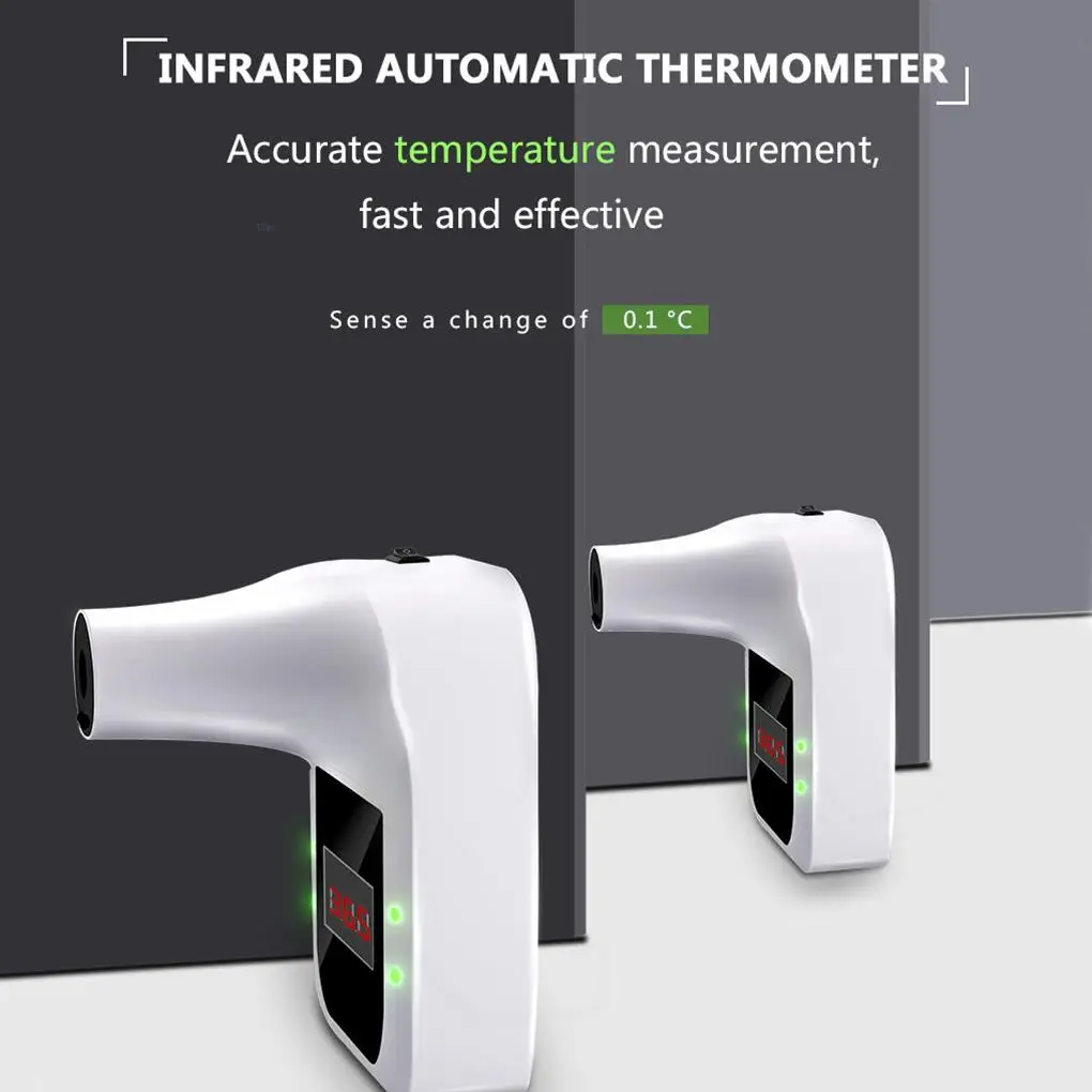 Wall Mounted Infrared Temperature Meter Digital Thermometer Automatic Office Station Entrance LCD Thermometer
Wall Mounted Infrared Temperature Meter Digital Thermometer Automatic Office Station Entrance LCD Thermometer