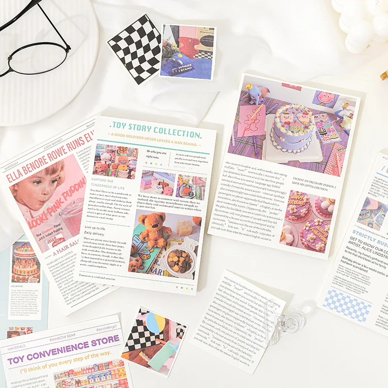 50 pcs/pack INS Material Book Retro Artistic Collage DIY Decoration Material Paper DIY Junk Journal Supplies
50 pcs/pack INS Material Book Retro Artistic Collage DIY Decoration Material Paper DIY Junk Journal Supplies